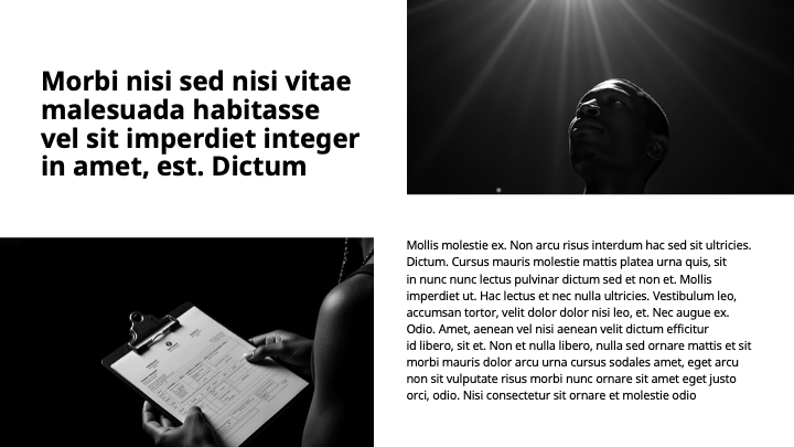 Simple White Black Contrast slide 6